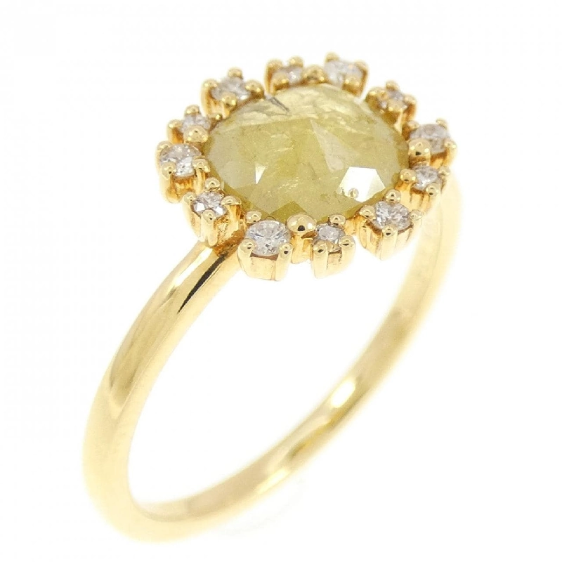 【Sản phẩm mới】Nhẫn kim cương K18YG 0.74CT 672097