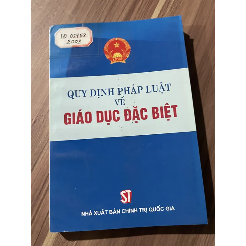 QUY ĐỊNH PHÁP LUẬT VỀ GIÁO DỤC ĐẶC BIỆT 591956