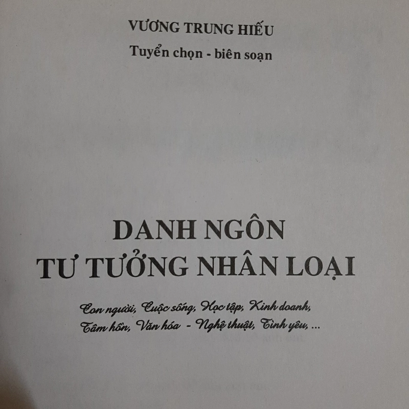 DANH NGÔN tư tưởng nhân loại 323647