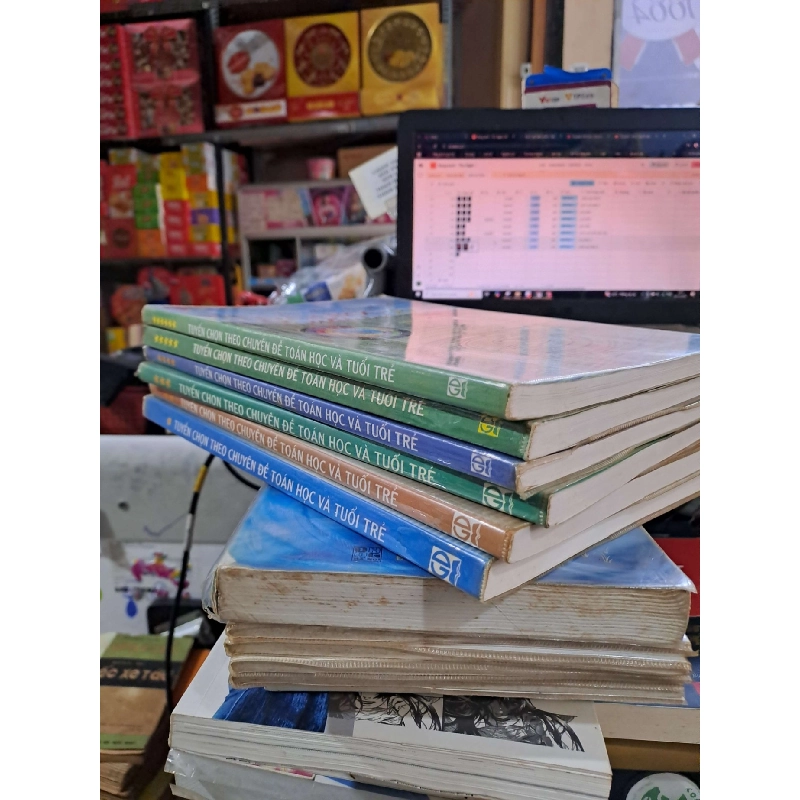 (Bộ 6 Cuốn) - Tuyển Chọn Theo Chuyên Đề Toán Học & Tuổi Trẻ - mới 90% - GIÁO TRÌNH, CHUYÊN MÔN - HCM3012 749835