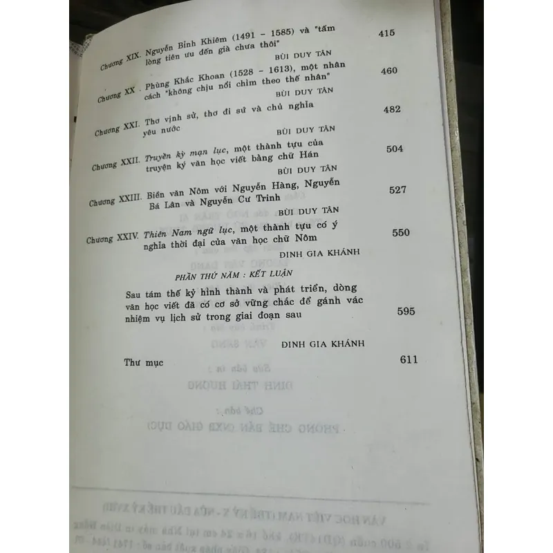Văn học Việt Nam từ thế kỷ 10 đến 18-  GIA KHÁNH (chủ biên) BÙI DUY TÂN - MAI CAO CHƯƠNG 602662