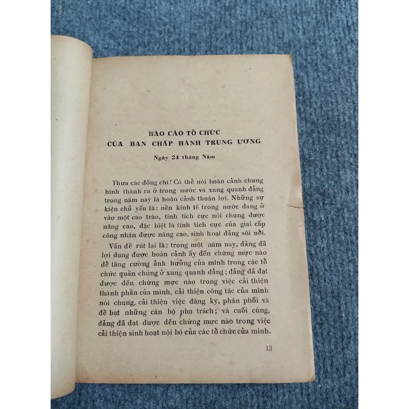 BÁO CÁO VỀ XÂY DỰNG CHỦ NGHĨA XÃ HỘI TẬP I 688734