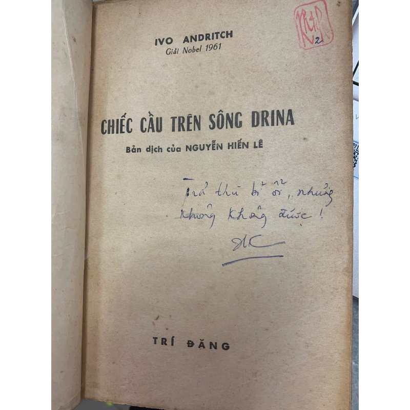 CHIẾC CẦU TRÊN SÔNG DRINA - IVO ANDRITCH (NGUYỄN HIẾN LÊ DỊCH) 519432