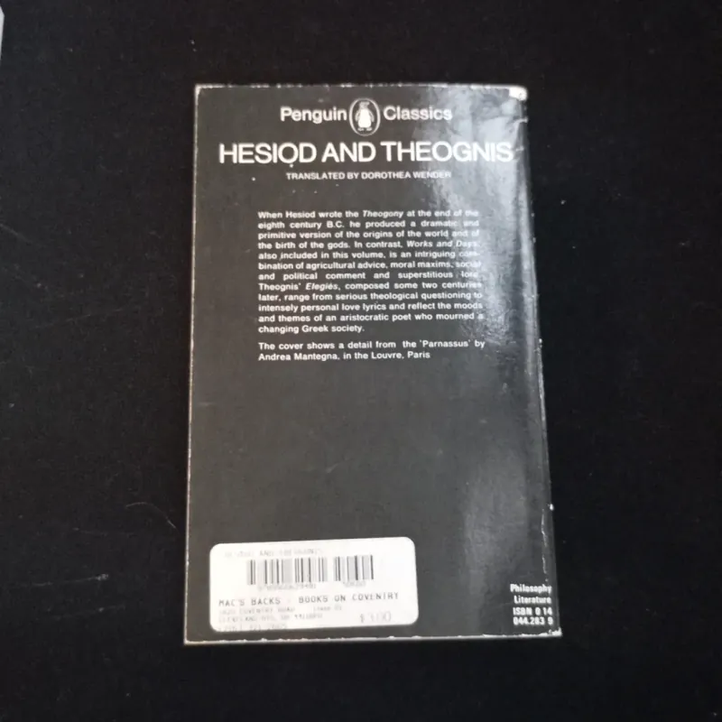 Hesiod and theognis 966343