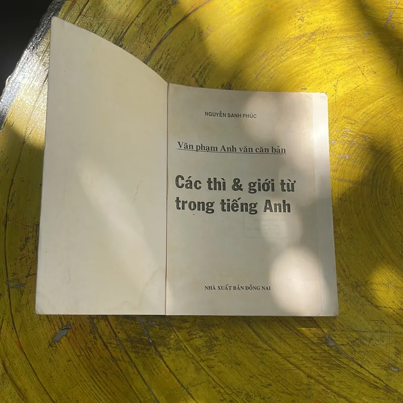 CÁC THÌ & GIỚI TỪ TRONG TIẾNG ANH- NGUYỄN SANH PHÚC 696549