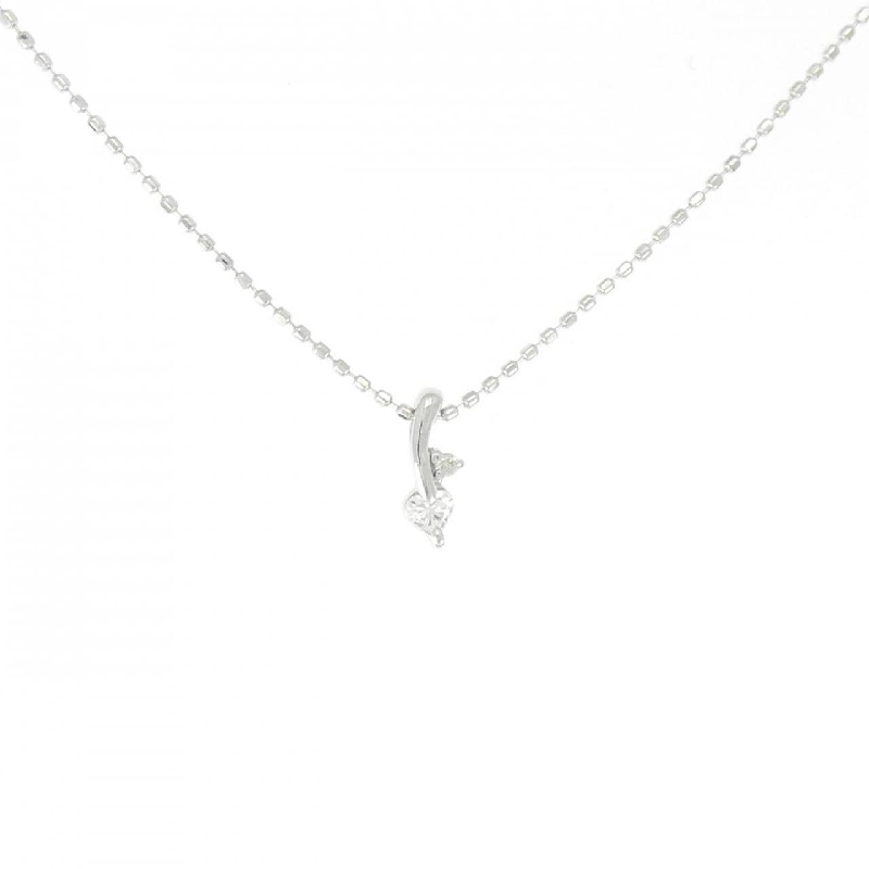 K18WG Dây chuyền kim cương 0.06CT - Hàng hiệu Authentic 857921