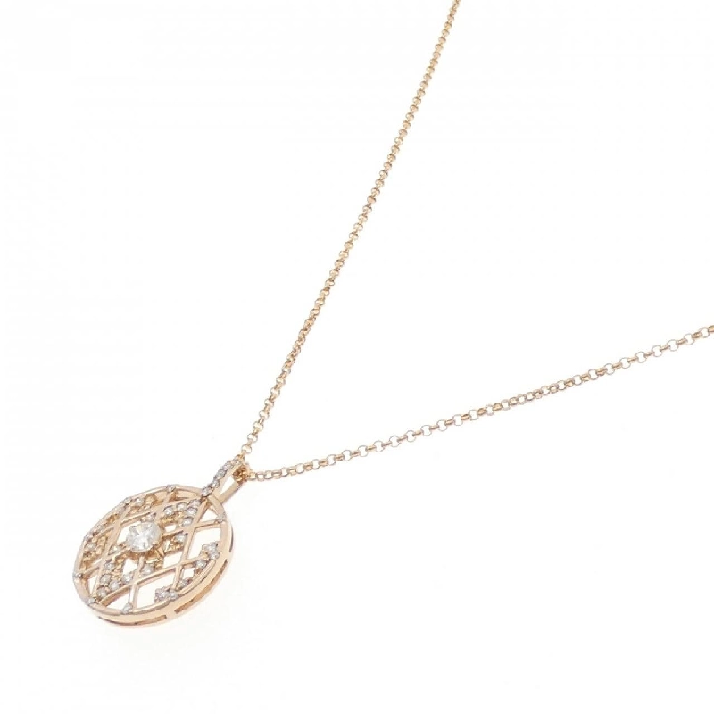 K18PG Dây chuyền kim cương 0.350CT - Hàng hiệu Authentic 861017