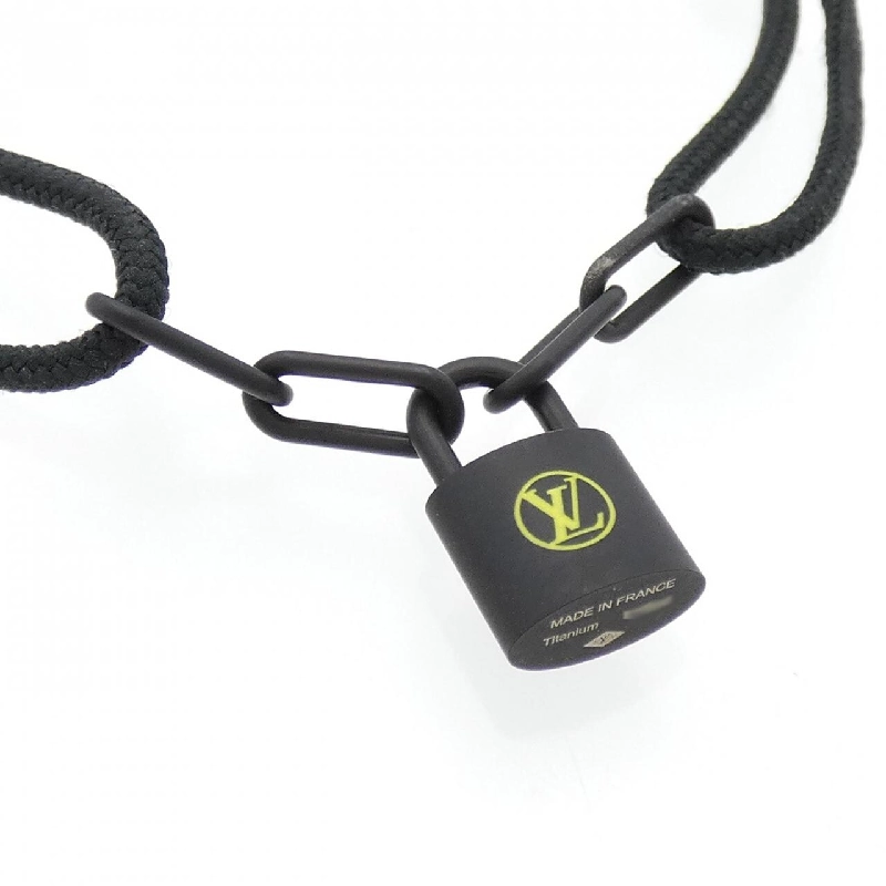 Louis Vuitton Lockit Virgil Abloh Black Bracelet - Hàng hiệu Authentic 846185