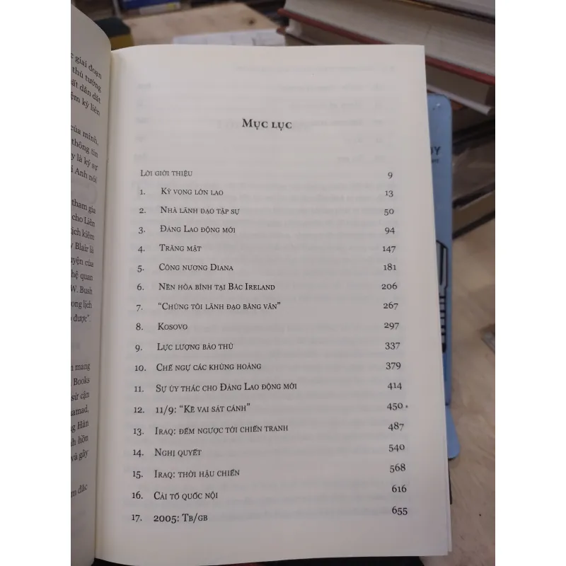 Sách: Hành trình chính trị của tôi - TG: Tony Blair (B2) 756767