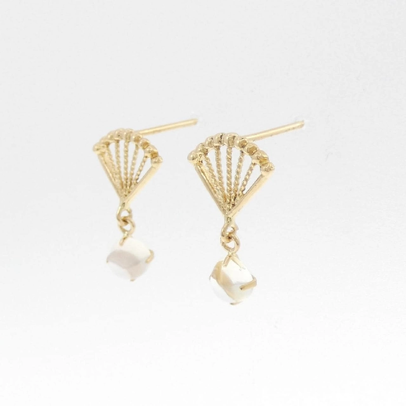 K18YG Đá mặt trăng Bông tai - Hàng hiệu Chính hãng 868892