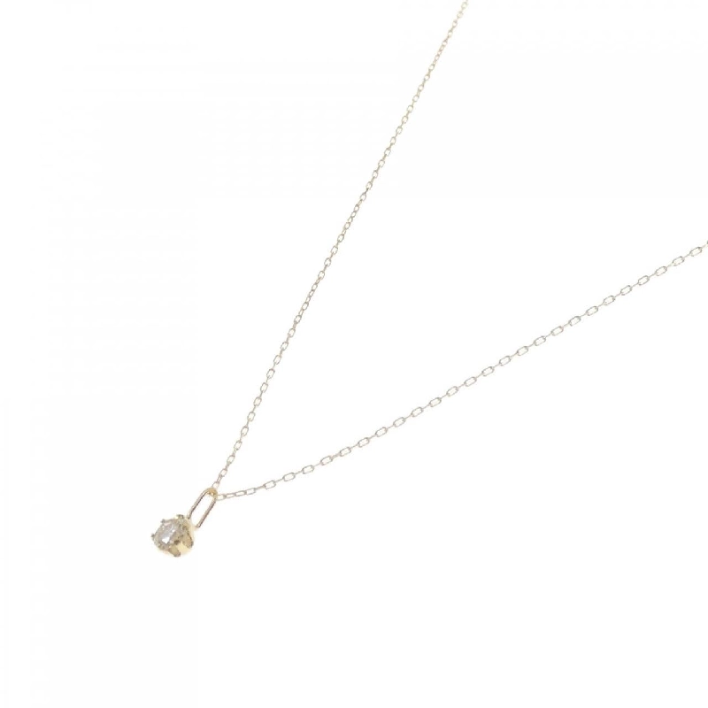 K18YG Solitaire Dây chuyền kim cương 0.12CT - Hàng hiệu Chính hãng 866854