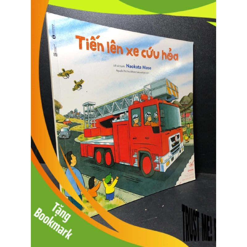 (TẶNG BOOKMARK) Ehon - Tiến lên xe cứu hỏa 2020 Naokata Mase mới 90% RBKQ7-0612 943752