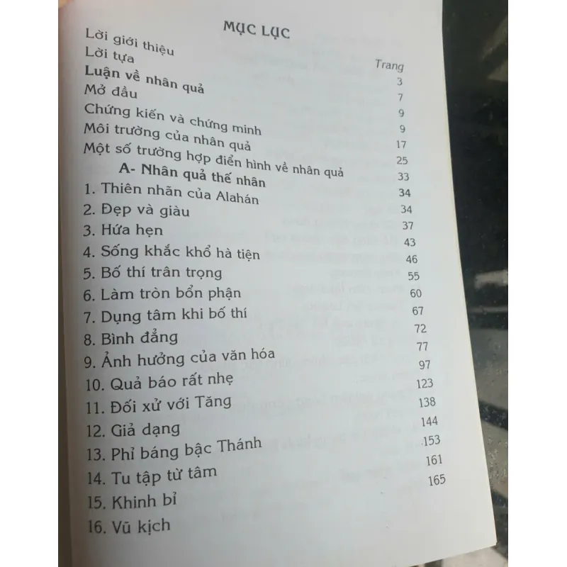 Luận Về Nhân Quả 702754