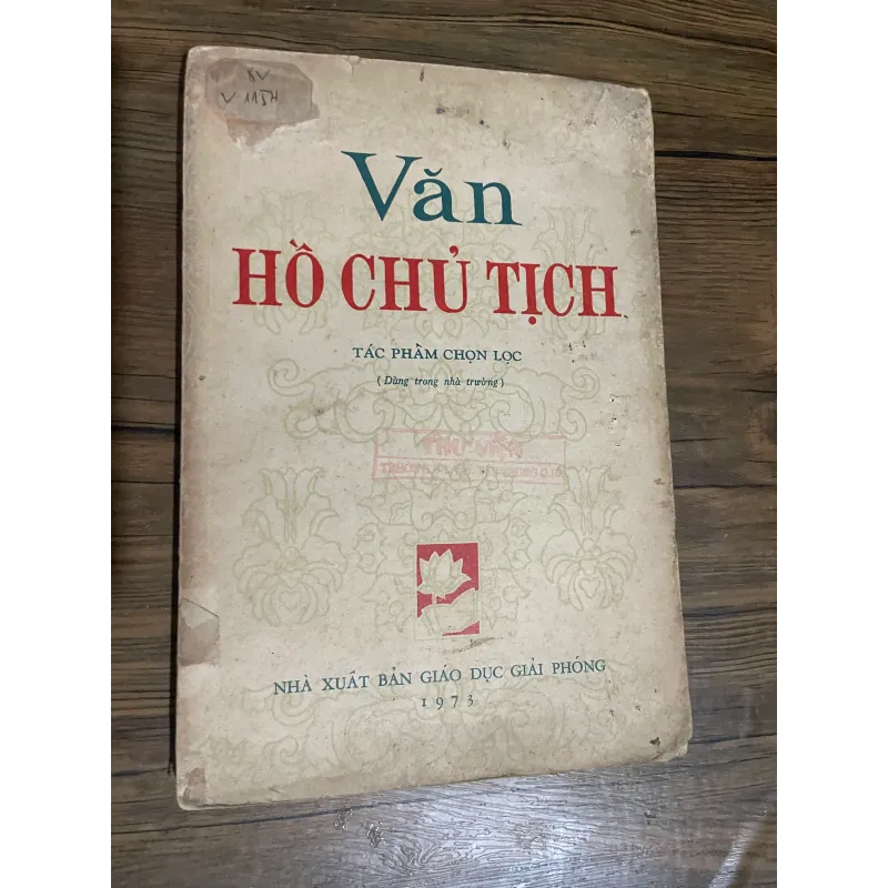 VĂN HỒ CHỦ TỊCH - SÁCH GIẤY TRẮNG - IN TRƯỚC 75- MINH HỌA- KHỔ LỚN 592047