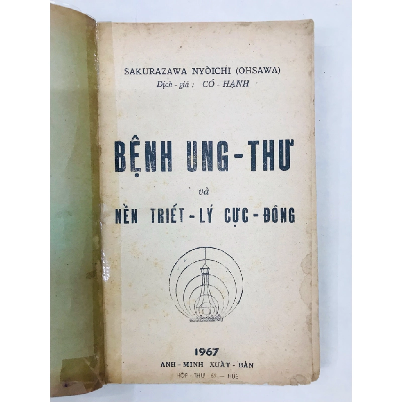 Bệnh ung thư và nền triết lý cực đông - Surazawa Nyoìchi 128555
