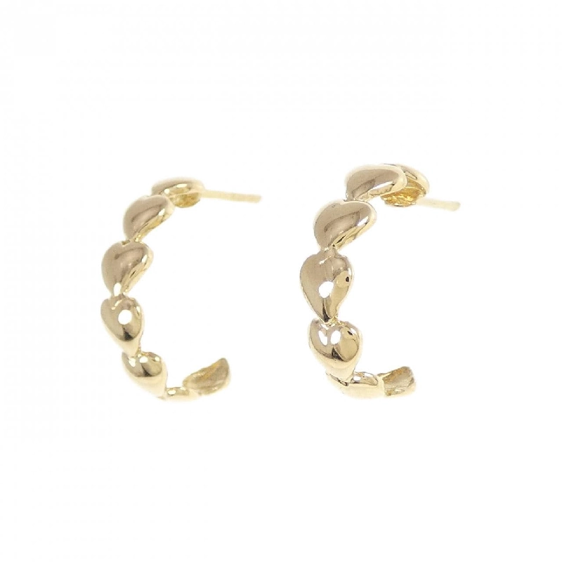 K18YG Bông tai hình trái tim - Hàng hiệu Chính hãng 871462