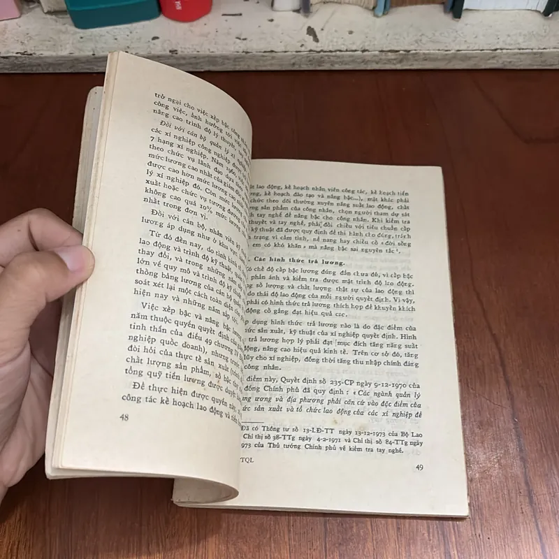 Công Tác Quản Lý Lao Động, Vật Tư, Kỹ Thuật Trong Xí Nghiệp Công Nghiệp Quốc Doanh - 1978 604890