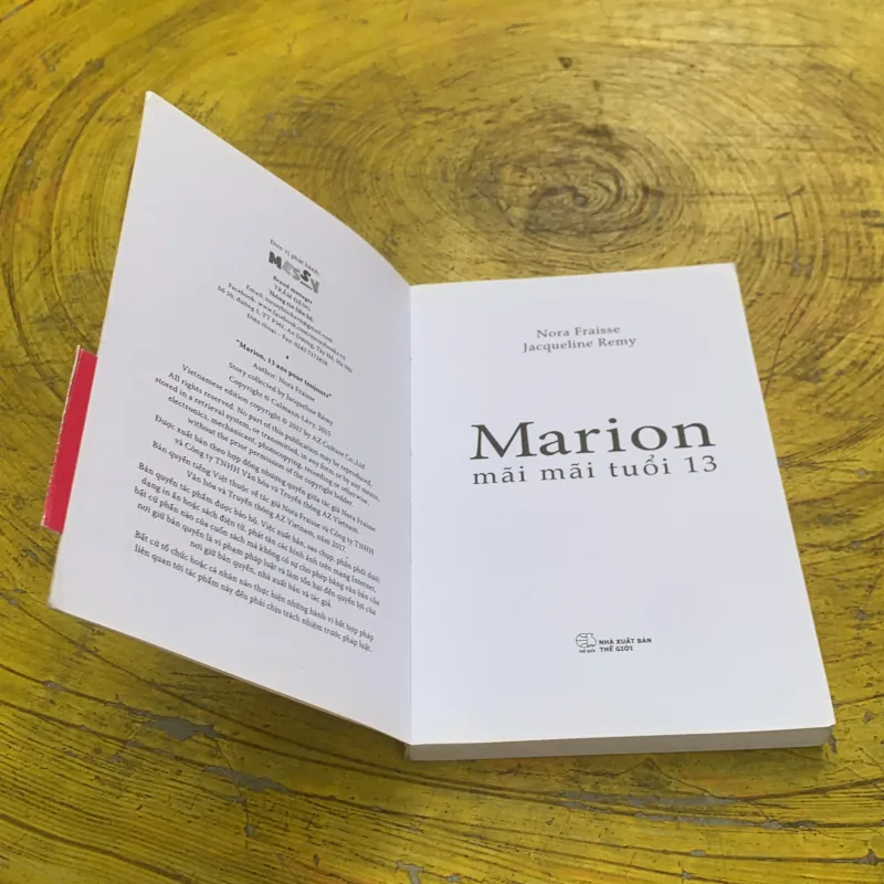 MARION MÃI MÃI TUỔI 13 - NORA FRAISE & JACQUELINE REMY  752769