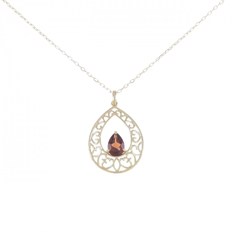 K10YG Garnet Necklace - Hàng hiệu Authentic 864969