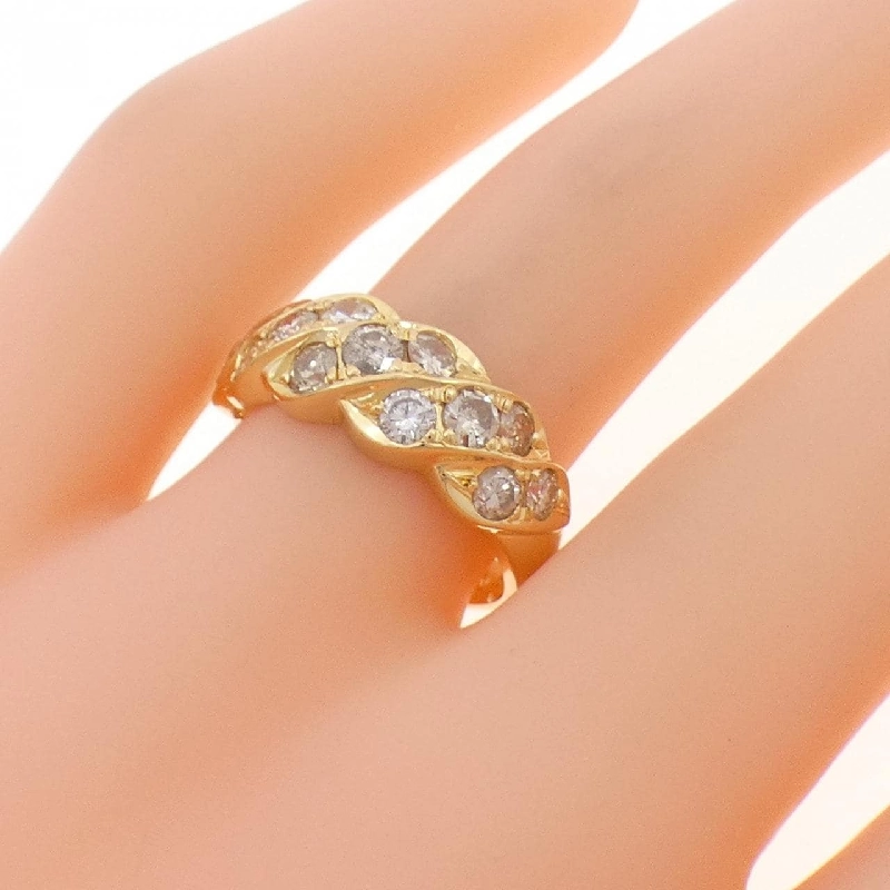 Nhẫn kim cương K18YG 1.00CT - Hàng hiệu Authentic 854305