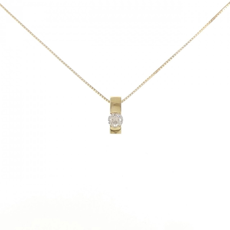 K18YG Dây chuyền kim cương 0.317CT - Hàng hiệu Chính hãng 863395