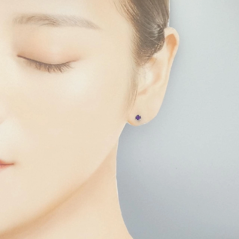 PT900 Bông tai Amethyst - Hàng hiệu Chính hãng 868773