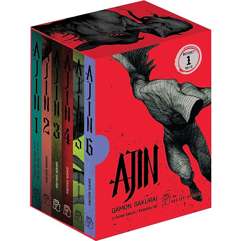 Ajin - Boxset Số 1 (Tập 1 - 6) - Nguyên seal - mới 100% 79190