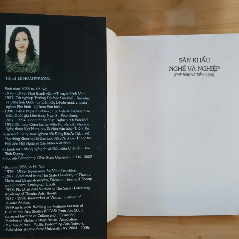 Sân Khấu Nghề & Nghiệp (Phê Bình & Tiểu Luận) - TS Lê Hoài Phương 780723