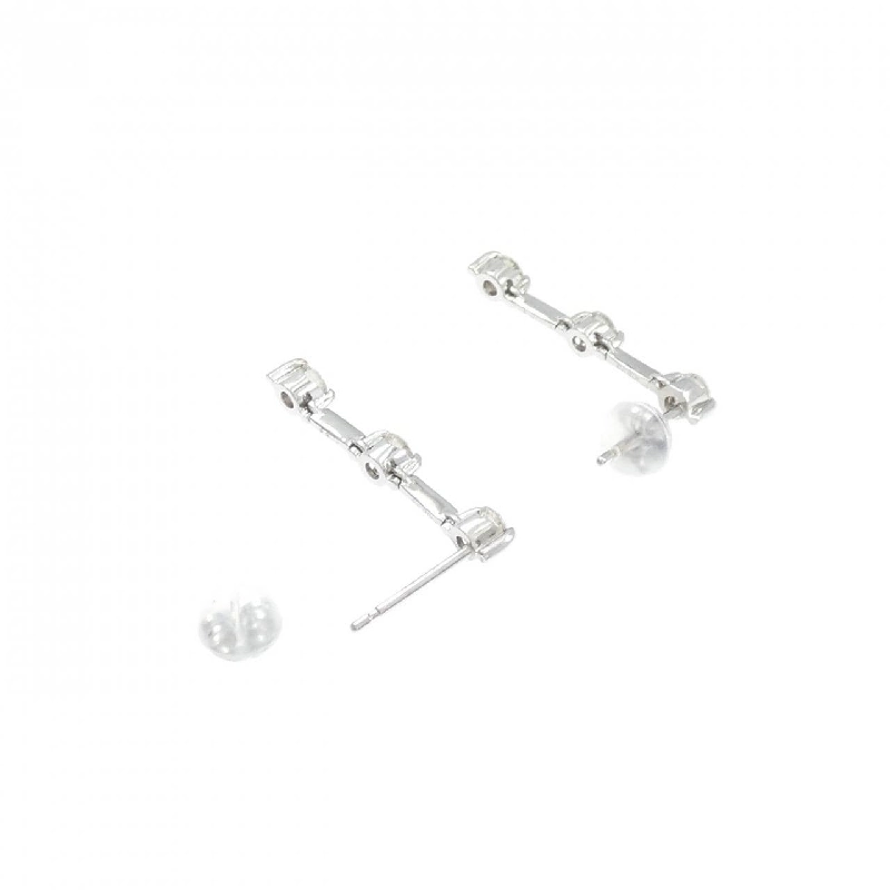 K18WG Bông tai kim cương ba viên 0.50CT - Hàng hiệu Chính hãng 866607