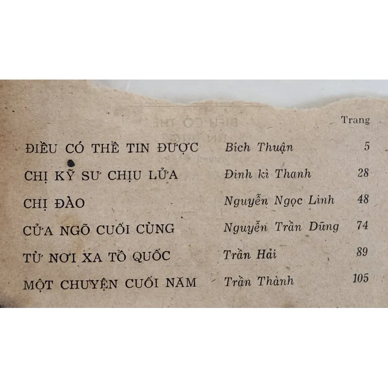 Truyện ký: ĐIỀU CÓ THỂ TIN ĐƯỢC 706936