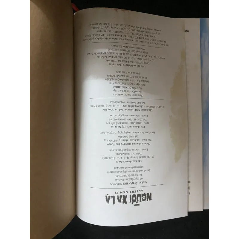 Kẻ xa lạ- Camus ( S100- Thư Books) 1030789