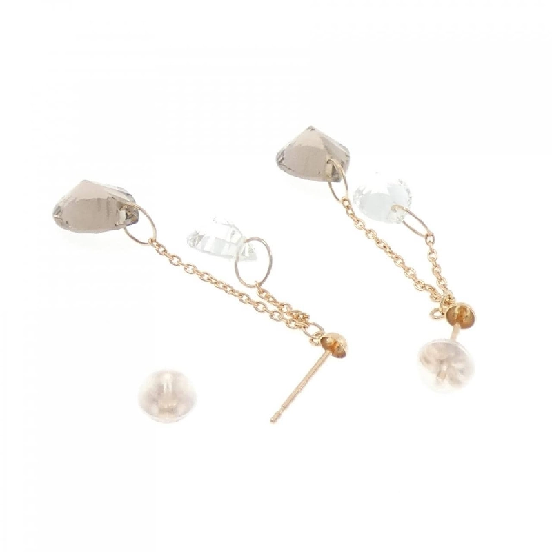 K18PG Bông tai thạch anh - Hàng hiệu Chính hãng 876118