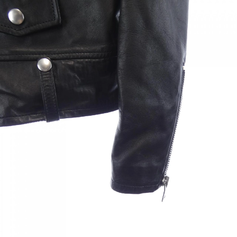 SAINT LAURENT 397290 Y5YA1 Áo khoác da biker - Hàng hiệu Authentic 892738