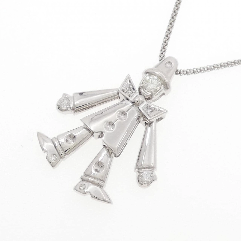 K18WG Dây chuyền kim cương 0.30CT - Hàng hiệu Chính hãng 861335