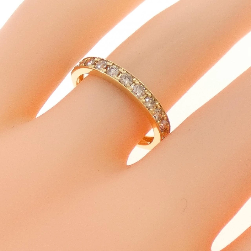Nhẫn kim cương K18YG Half Eternity 0.50CT - Hàng hiệu Chính hãng 846715