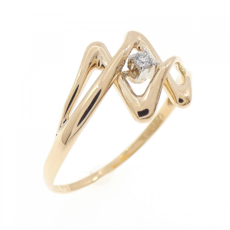 Nhẫn kim cương K18YG/PT 0.020CT - Hàng hiệu Chính hãng 850170