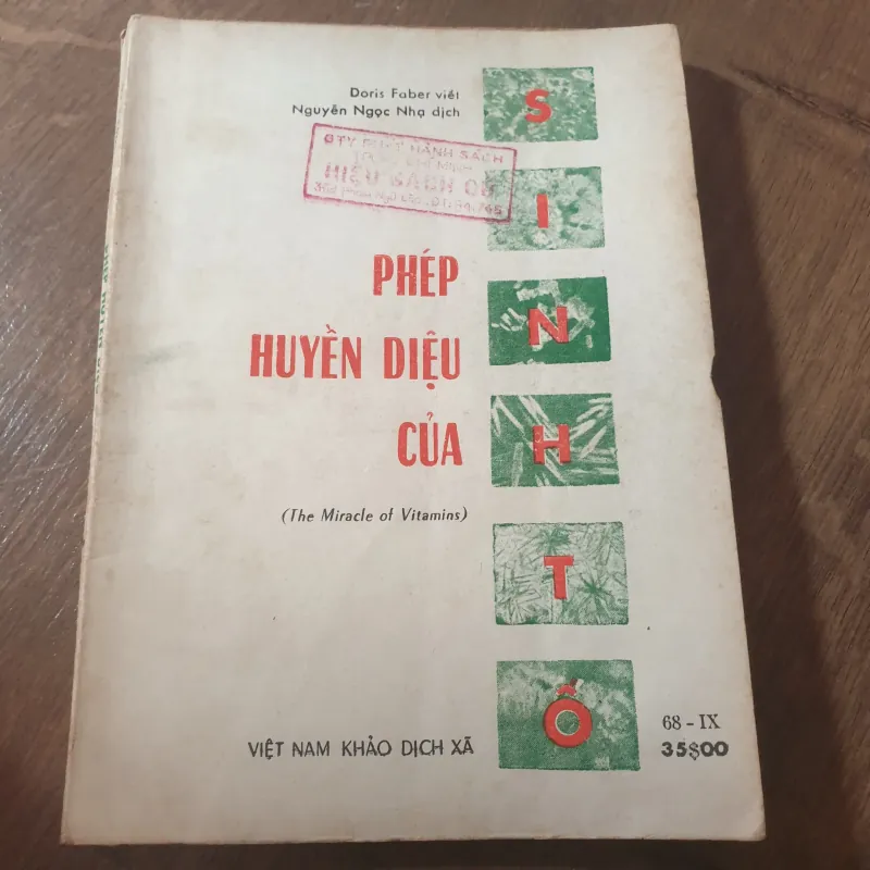 Phép huyền diệu của sinh tố - The miracle of vitamin- 1969- Giá trị  748875