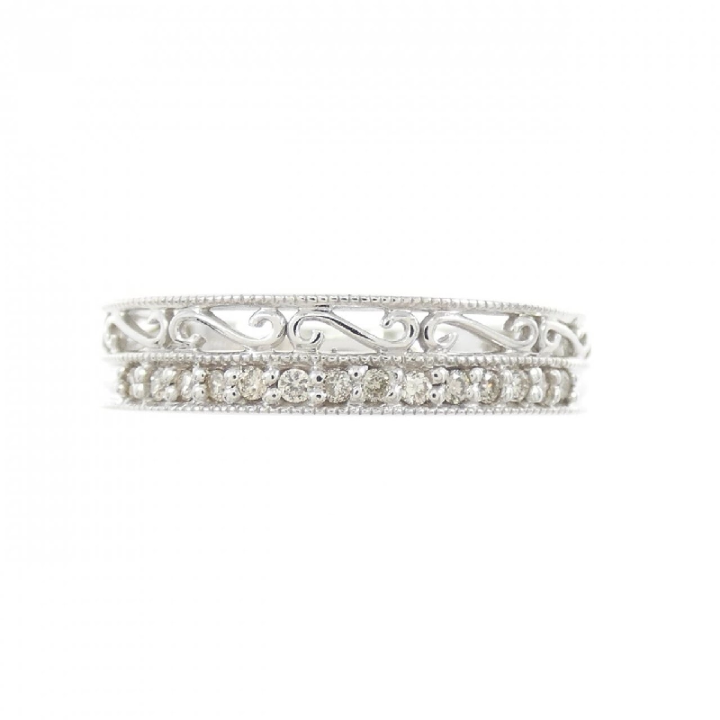 Nhẫn kim cương K18WG 0.09CT 667675