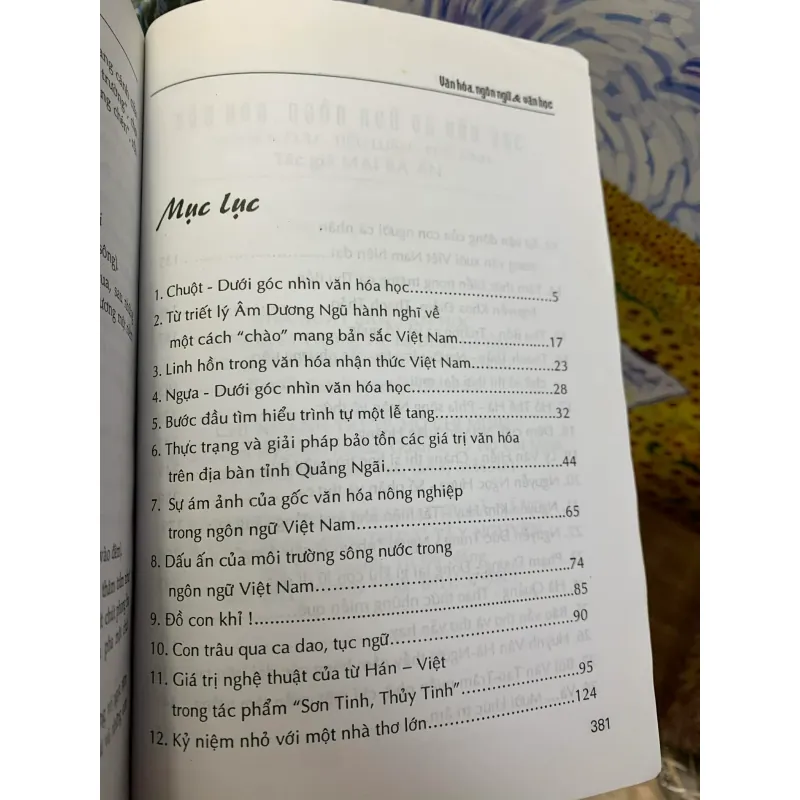 Văn Hóa, Ngôn Ngữ Và Văn Học - Mai Bá Ấn (Có Chữ Ký Tác Giả) 927289