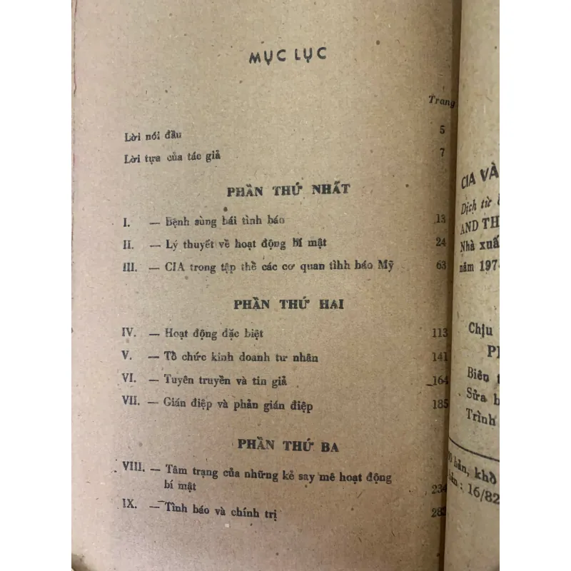 CIA VÀ BỆNH SÙNG BÁI TÌNH BÁO - VICTOR MARCHETTI, JOHN D. MARKS 1008014