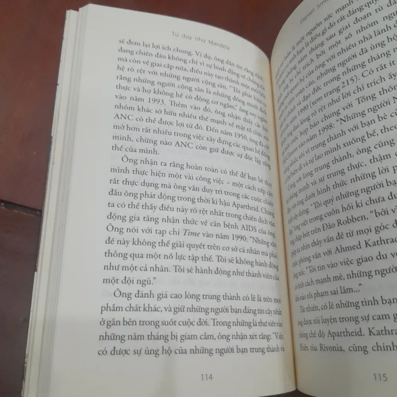 Daniel Smith - TƯ DUY NHƯ MANDELA 1002871