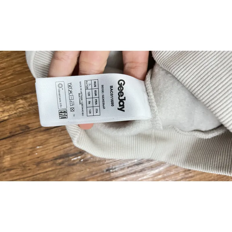 Bộ Nỉ Cổ Cao Núi Be GÊ cho bé trai 4-5 tuổi 782990