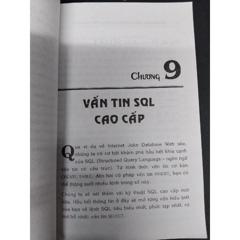 Tạo website hướng database bằng PHP và MYSQL tập 2 mới 80% ố vàng 2009 HCM1906 SÁCH GIÁO TRÌNH, CHUYÊN MÔN 915748