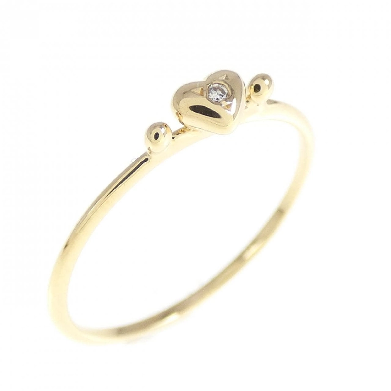 Nhẫn kim cương hình trái tim K18YG 670441