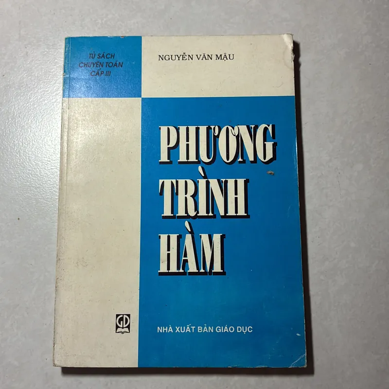 Phương trình hàm - Nguyễn Văn Mậu 740109