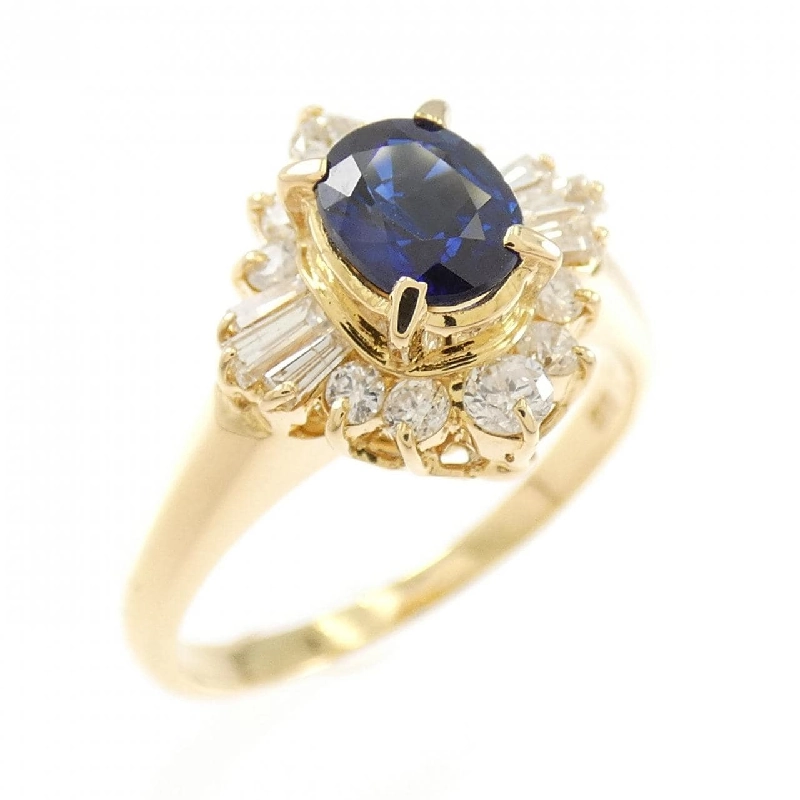 Nhẫn Sapphire K18YG 0.43CT 669409