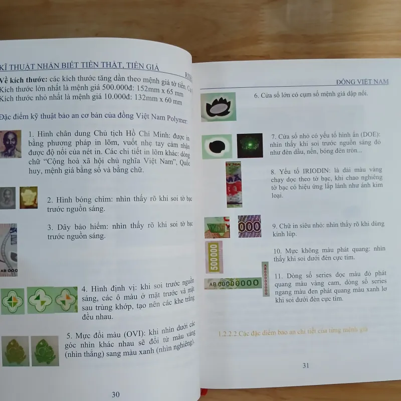 Kĩ Thuật Nhận Biết Tiền Thật, Tiền Giả - TS. Phan Văn Tính chủ biên 761079