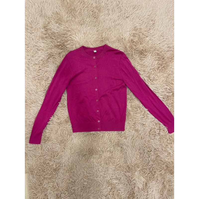 Áo Cardigan Uniqlo Chống Tia UV Cổ Tròn 536568
