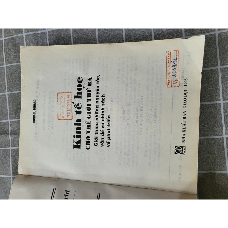 Kinh tế học cho thế giới thứ ba, xuất bản 1998 201686