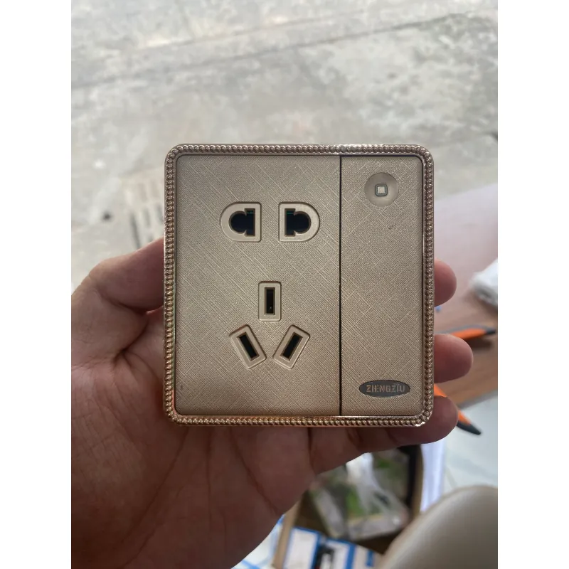 Mặt công tắc và ổ cắm vuông Zhengziu 961678